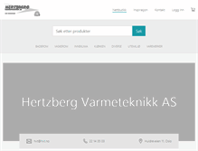 Tablet Screenshot of hvt.no
